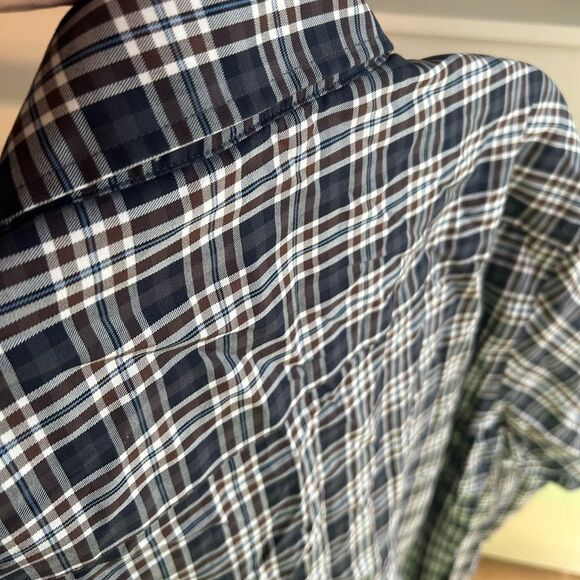 Forsyth of Canada Plaid Shirt Non Iron Button Down Long Sleeve Men's Size 2XL - Picture 12 of 16